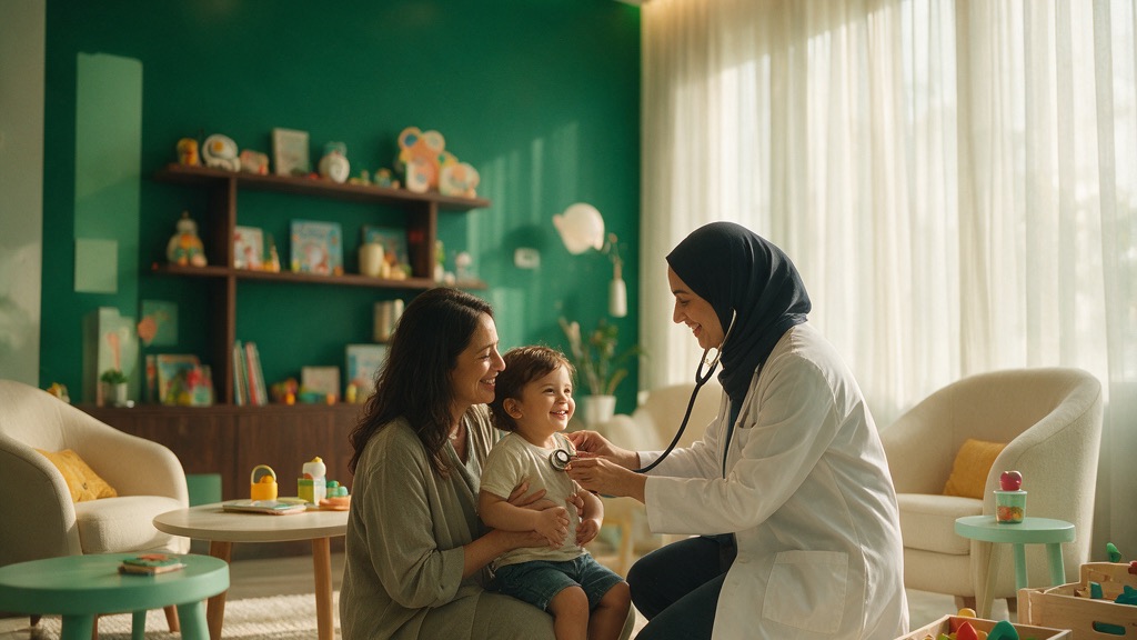 عيادة الأطفال وصحة الطفل في فرع التعاون بالرياض