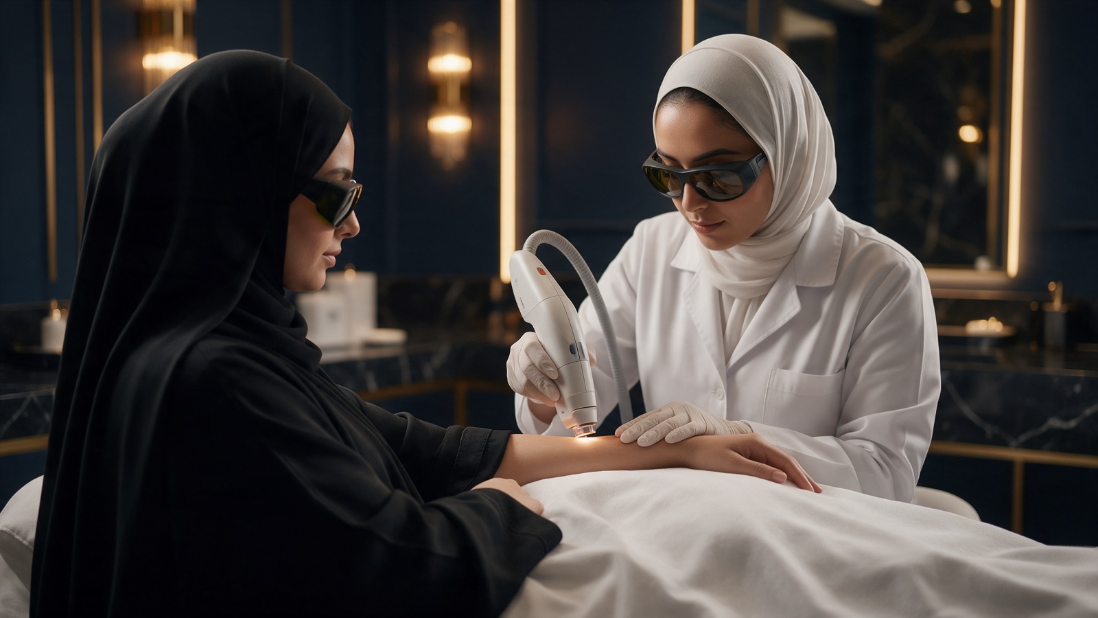 عيادة الليزر — إزالة الشعر بجهاز Splendor X | فرع التعاون