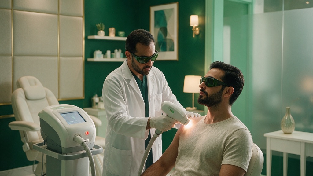 ليزر إزالة الشعر للرجال في فرع التعاون بالرياض