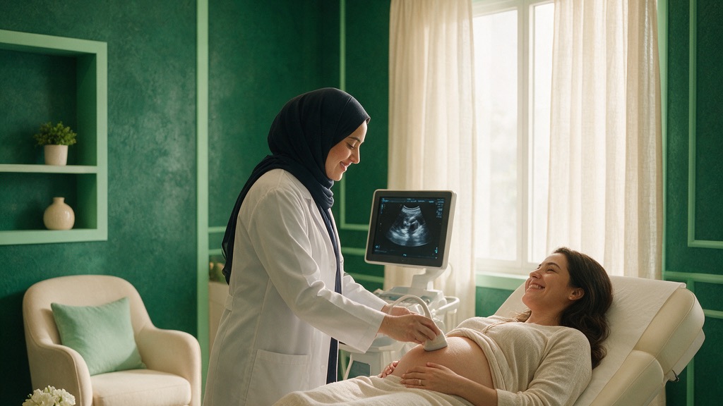 السونار ومتابعة الحمل في عيادة النساء والولادة بفرع التعاون