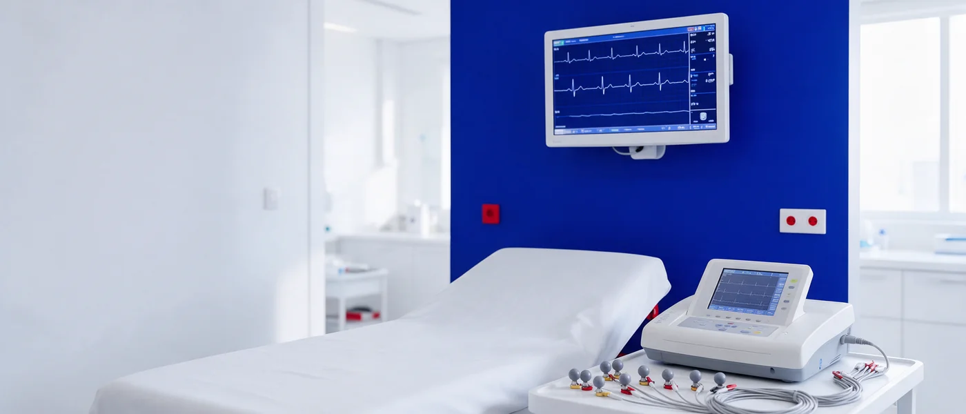 غرفة تخطيط القلب في مجمع عالم الطب فرع التعاون